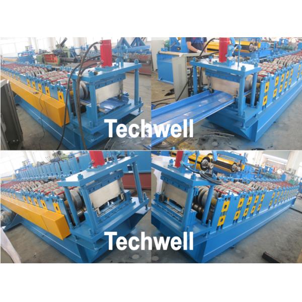 Custom Taper Roof Sheet Roll Forming Machine For Tapered Bemo Panel TW-STM400