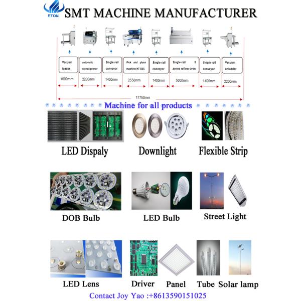 12 Heads SMD Mounting Machine Automatic SMT Placement Machine 45000CPH E8S