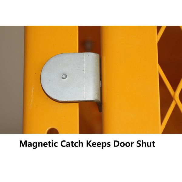 Vertical 4 Propane Cylinder Storage Cabinets With Security Chain / Single Magnetic Door