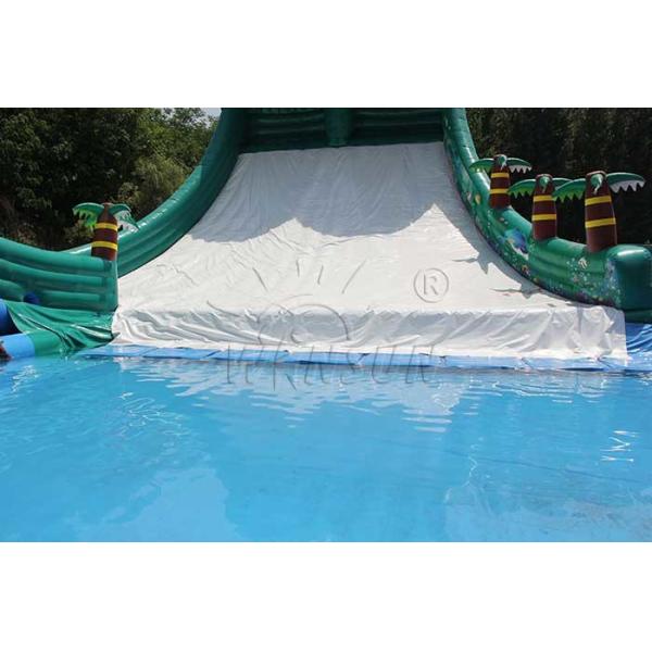 Dinosaur Theme Blow Up Water Park , Customized Size Inflatable Aqua Park