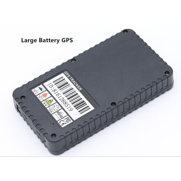 Black Large Capacity Battery Magnetic Gps Tracker Anti Lost Without Cable