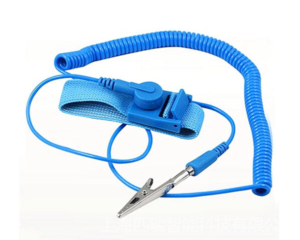 Electrostatic Discharge Wrist Strap With Cord Adjustable w/Alligator Clip