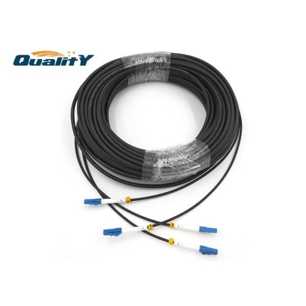LC UPC Armoured Fiber Optic Patch Cord