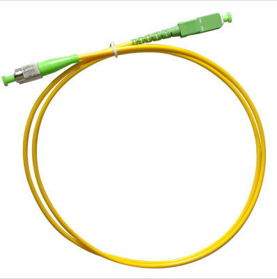 High dense connection, easy for operation SC APC Fiber Optic Patch Cord for FTTX + LAN