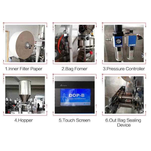 Lucidum Powder Automated Packaging Machine 5.5kw 50ml Range