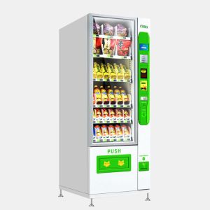 Quality 347pcs Automatic Touch Screen Vendor Vending Machine For Drinks And Snacks for sale
