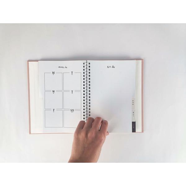 Hot Travel Planner A5 Size Full Color Divider Tab Pages for Organizing and Planning