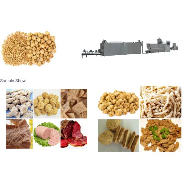 Textured Soya Extruder Machine Processing Line