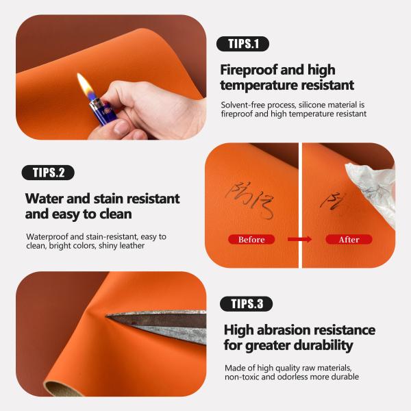Scratch-Resistant Automotive Silicone Leather Dirt-Resistant And Easy To Clean