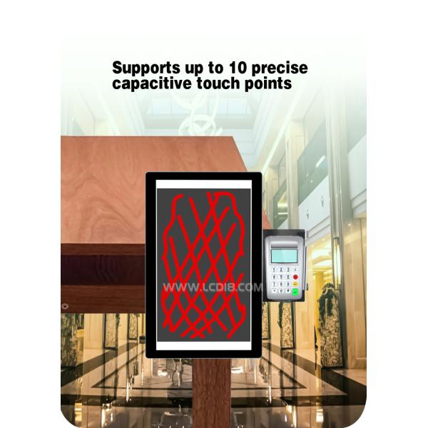 Standalone OS 15.6 inch Wall Mount Self Service Touch Screen Payment Machine with Scanner for QR code/Bar code/IC card