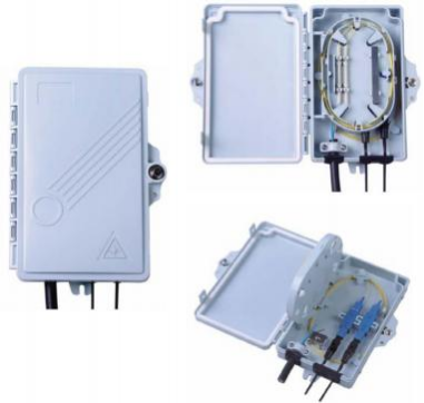 Telecommunication Subscriber Loop FTTH Fiber Optic Termination Box 100*80*25 for Fast Connection