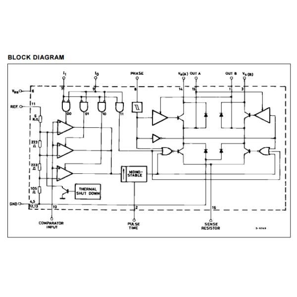 PBL3717A Programmable IC Chips STEPPER MOTOR DRIVER pcb driver circuit board