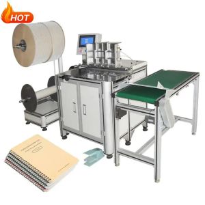 Semi-Automatic Double Loop Wire Spool Roll Notebook Calendar Binding Closing