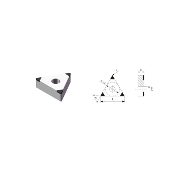 Hardened Steel Ball Screw PCBN Inserts Hard Turning Tools More Efficiency