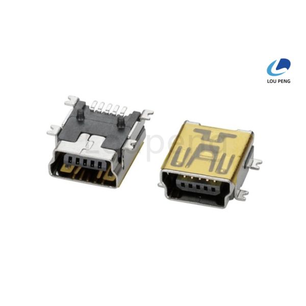 Mini USB 5Pin B SMT Type Waterproof Connector