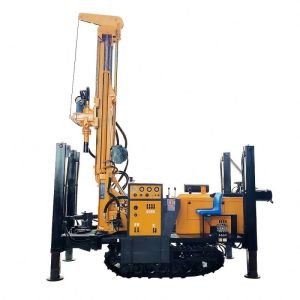 China RCF260C Crawler Water Well Drill Rig Hydraulic Rotary Bore Hole 70kw Diesel Water Well Drilling Rig Machine on sale