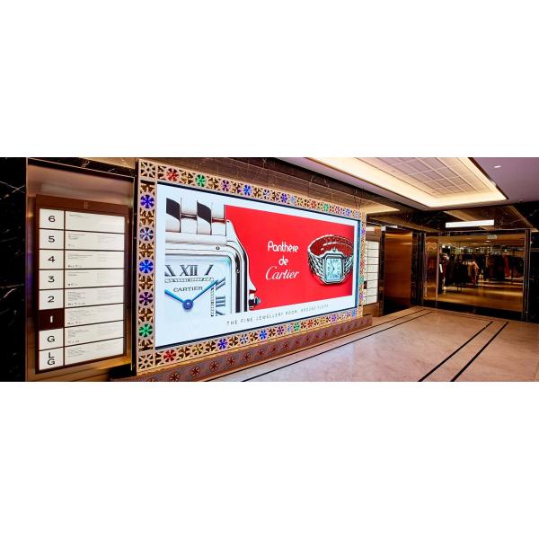 64*32 Module Resolution Fixed Led Display with Customized Cabinet Size and 320*160mm Module Size