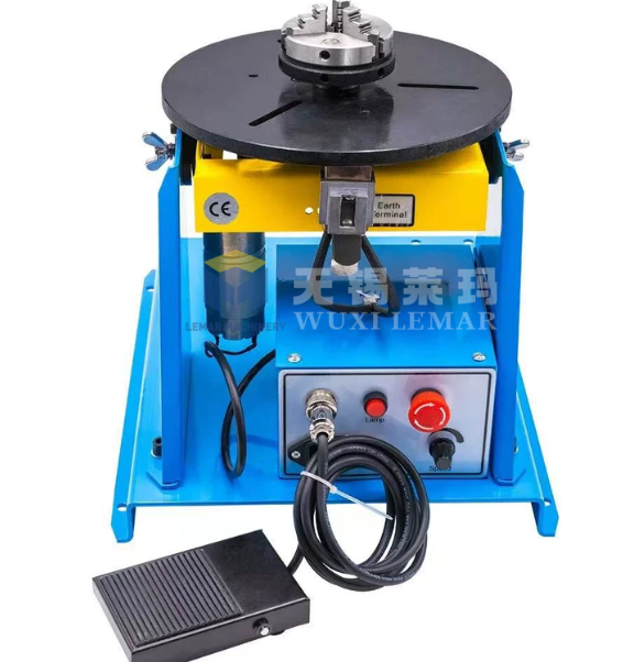 Mini 10kg CNC Welding Positioner Small Rotary Turning Table for Light Workpiece Welding