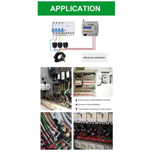 Three Phase AC Split Core Current Transformer 250-300A/5A AKH-0.66-K-24