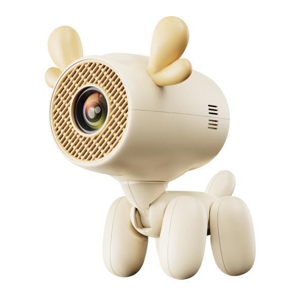 HY 300 Mini Android Smart Projector Portable Home Use Projector 720P Resolution 4K Resolution Cute Gift Level Projector