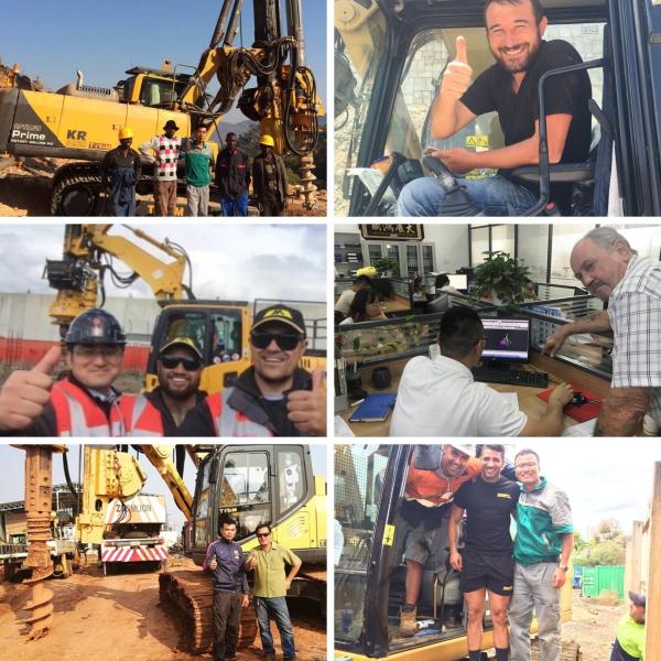 Single Load Transportation Rotary Piling Rig KR60C With CAT Chassis