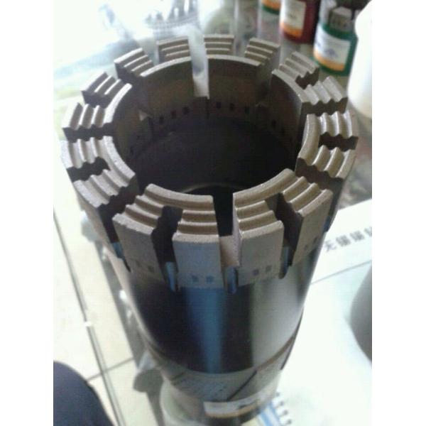 Diamond Wireline Drill Bits WL3 Turbo Type With More Cutting Ability Less Pressure