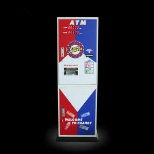 Quality Game Center Tokens Currency Exchange ATM Coin Change Machine Speed 1200pcs / Min for sale