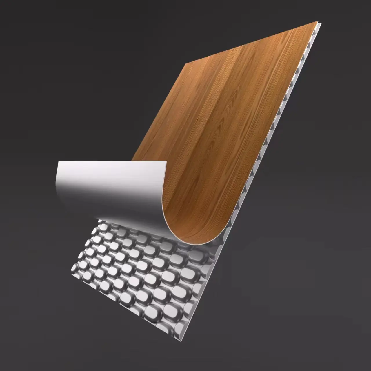 Customizable Solid Aluminum 3D Panels With Perforated Metal Sheet With A2 Fireproof For Building Interior & Exterior