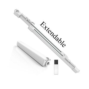 Ceiling Extendable Curtain Track Remote Control Curtain Tracking System