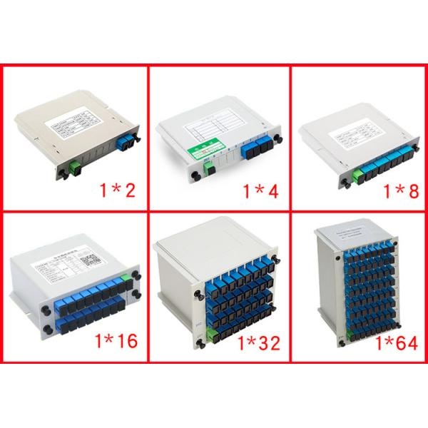 1x32 Plug-in Type PLC Fiber Optic Splitter with SC Connector for FTTX Systems