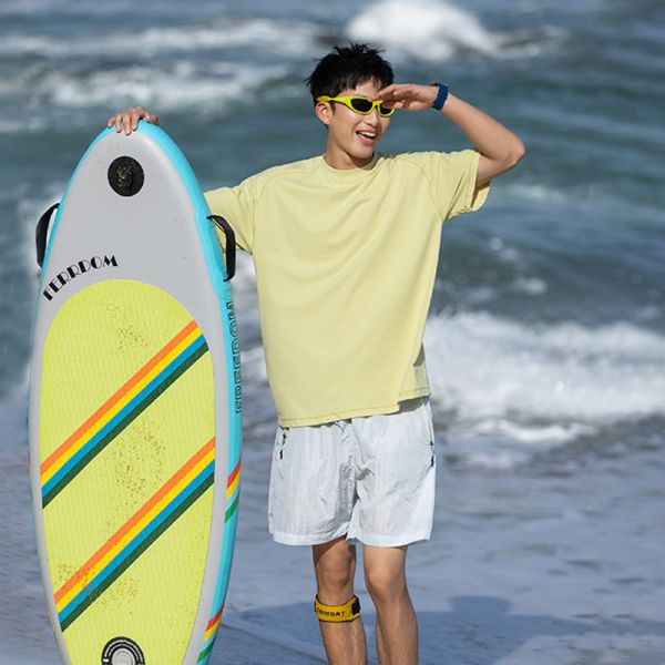 Summer Cool Breathable Moisture Wicking Quick Dry Antibacterial Solid Color Running Sports Couple Short Sleeve T-Shirt