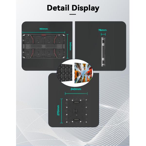Premium Performance Indoor LED Display Screen Panel P0.9 P3.91High Resolution Cob LED Video Wall Signage for Advertising