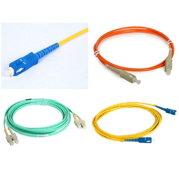 SC UPC Duplex Fiber Optic Patch Cord Single Mode And Multimode Fiber Optic Cable
