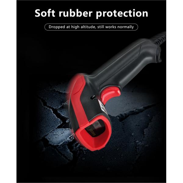 AK18H Mobile Payment QR Bar Code Reader Wired USB Portable Handheld 1D 2D QRcode Barcode Scanner for Android Tablet PDA
