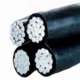Customized PVC Insulated ABC Cable Low Voltage 1KV Aerial Bunch Cable