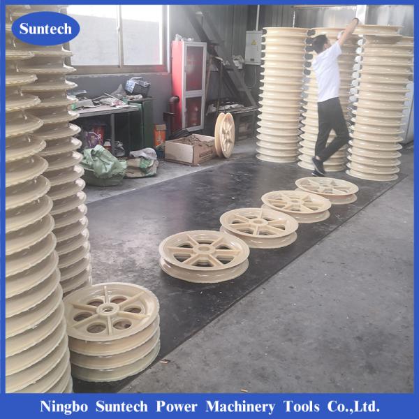 OEM ODM 660x100mm Transmission Line Nylon Sheaves For Conductor Stringing Blocks