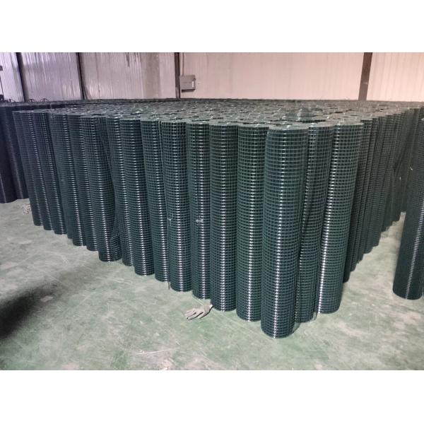 green colored welded wire mesh rolls