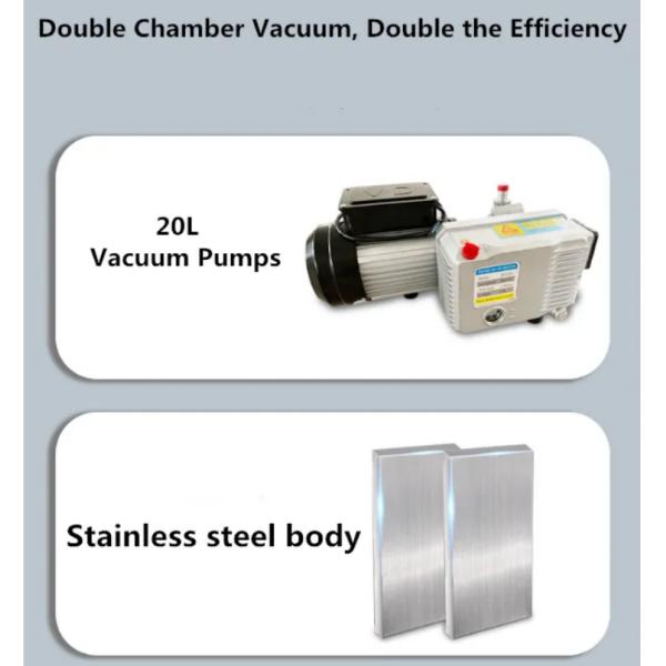 Electric Driven DZ-500/2SB Automatic Double Chamber Food Vacuum Packing Machine for Textiles