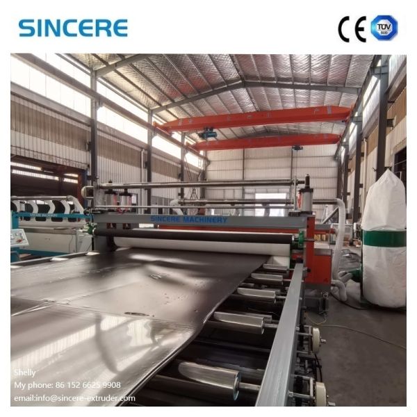 Semi-automatic Plastic Sheet Extrusion Machine with 75-355Kw Motor Power for ABS, PP, PE Raw Materials