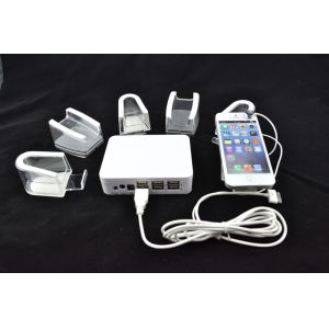 COMER security alarm stand for smartphones tablets with alarm system