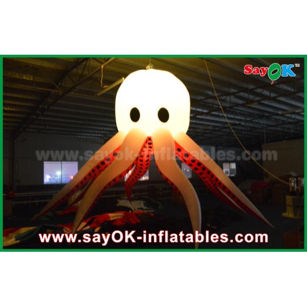 Different Color Inflatable Lighting Decoration Inflatable Octopus With Led Light