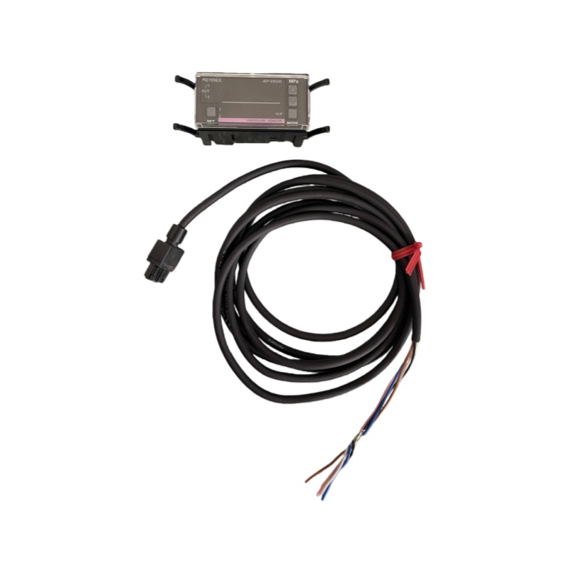 KEYENCE AP-V85W Durable Multi Fluid Digital Pressure Sensor Amplifier Unit Panel Mounted