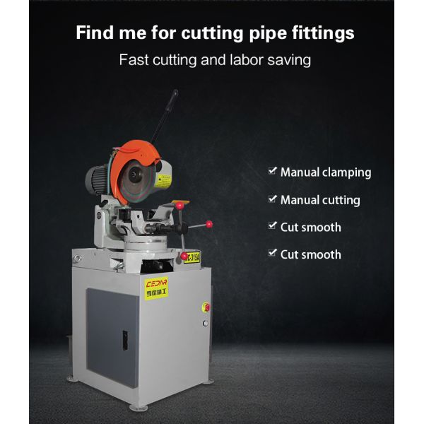 CEDAR MC-315A Manual Pipe Cutting Machine PLC Engine Core Home Use Construction Metal Galvanized Pipe Direct China Factory