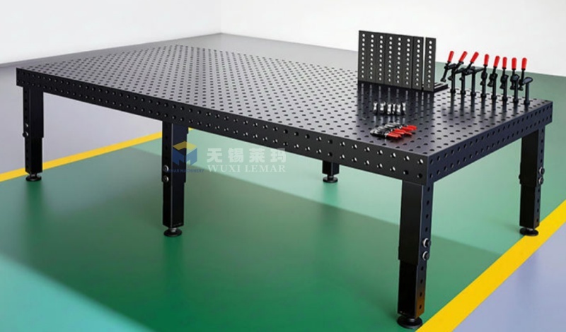 D16 Precision Modular Welding Table for Automotive Part Fabrication and Assembly