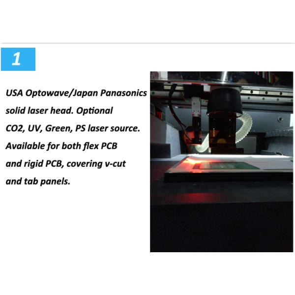 Two Axis Table Laser PCB Depaneling Machine