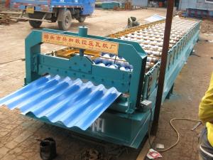 China Wave Corrugated Tile Roofing Roll Forming Machine on sale