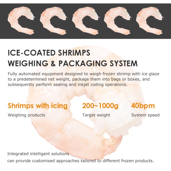 High-speed Seafood Premade Pouch Packaging Machinery Automatic Frozen Shrimp Pouch Packing Machine