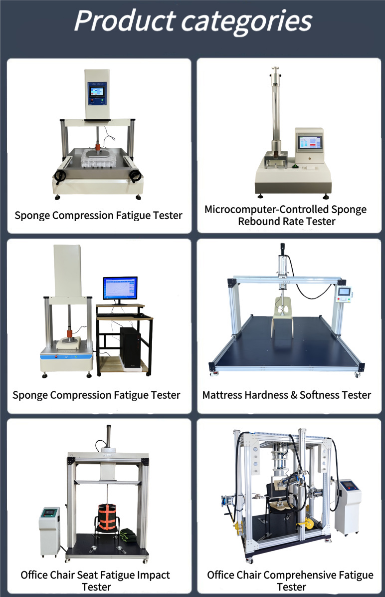 Sponge / Spring Pack / Serpentine Spring Compression Fatigue Testing Machine