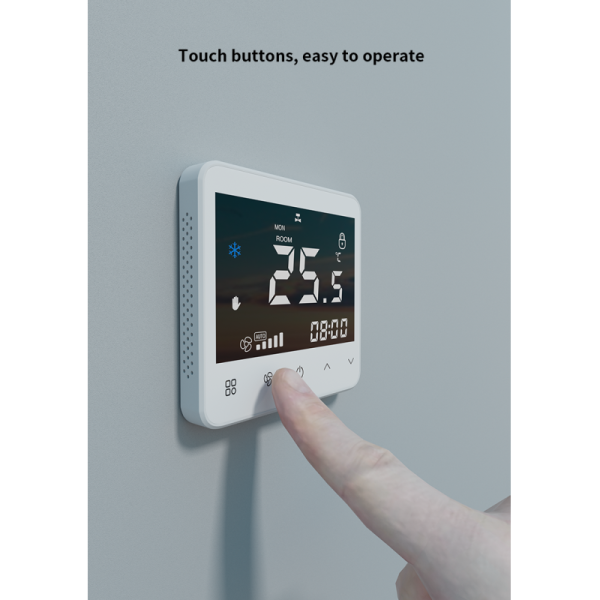 High Precision Smart Fan Coil Thermostat With LCD Display
