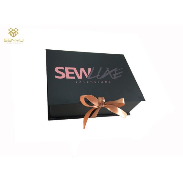 130g/Sm Decorative Gift Boxes With Ribbon Closure